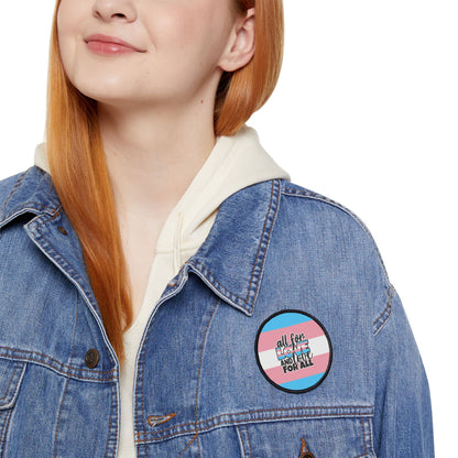 All For Love And Love For All Transgender Patch
