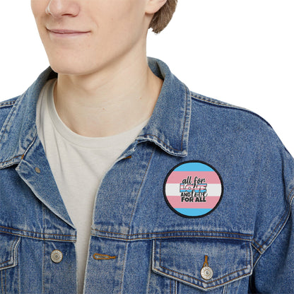 All For Love And Love For All Transgender Patch